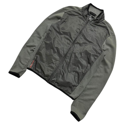 Prada Hybrid Nylon Zip Up