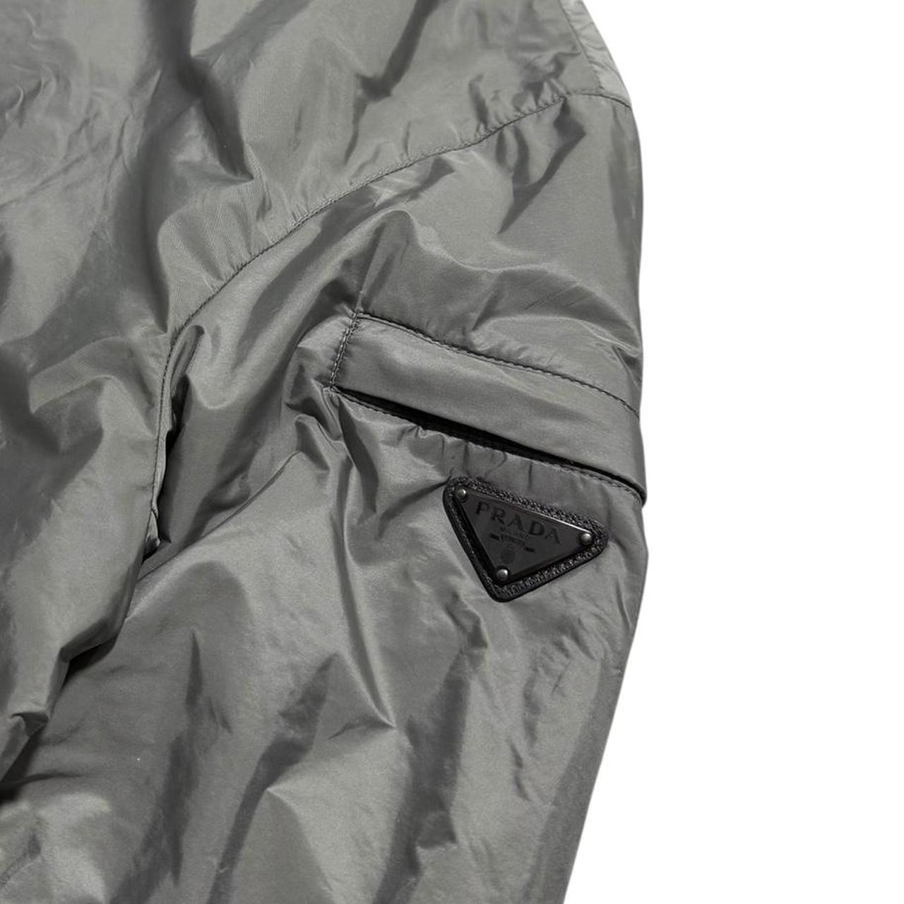 Prada Silver Nylon Jacket