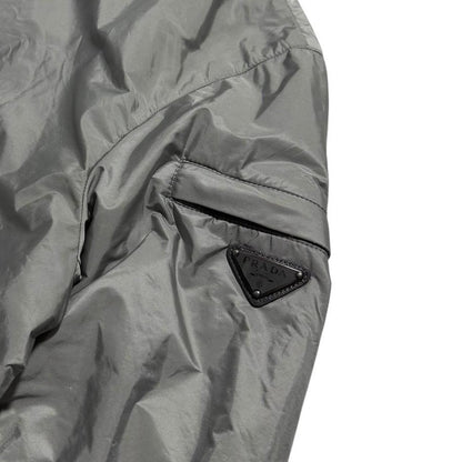 Prada Silver Nylon Jacket