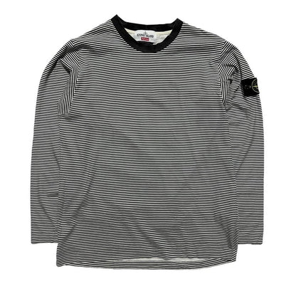 Stone Island Supreme Striped Long Sleeve Top