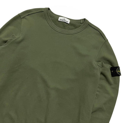 Stone Island Green Crewneck