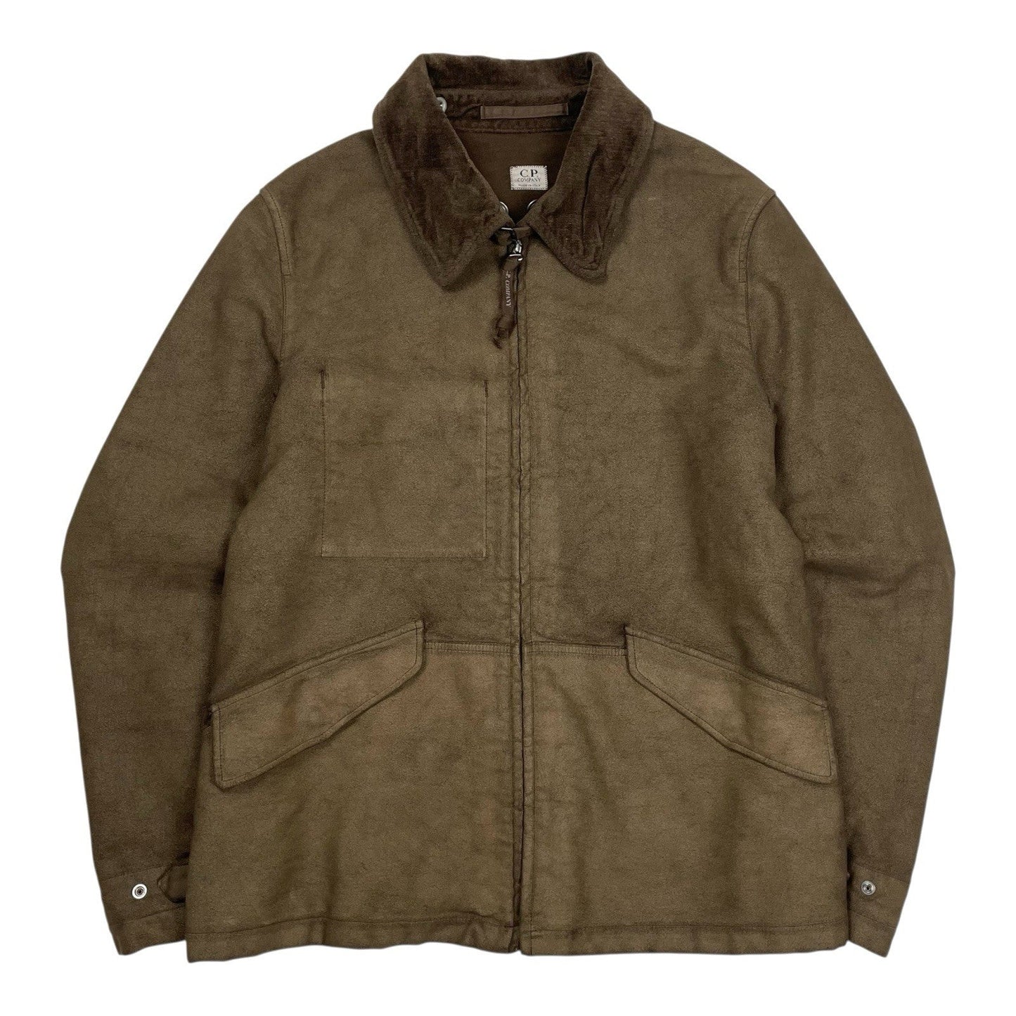 Vintage C.P. Company Flight Jacket, Size Large | O/S, Brown