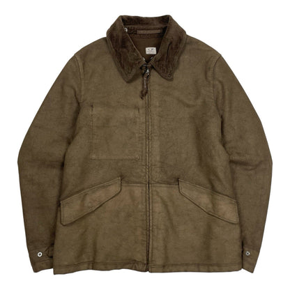Vintage C.P. Company Flight Jacket, Size Large | O/S, Brown