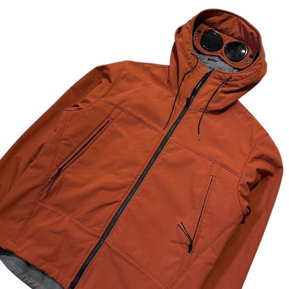 CP Company Orange Soft Shell Goggle Jacket