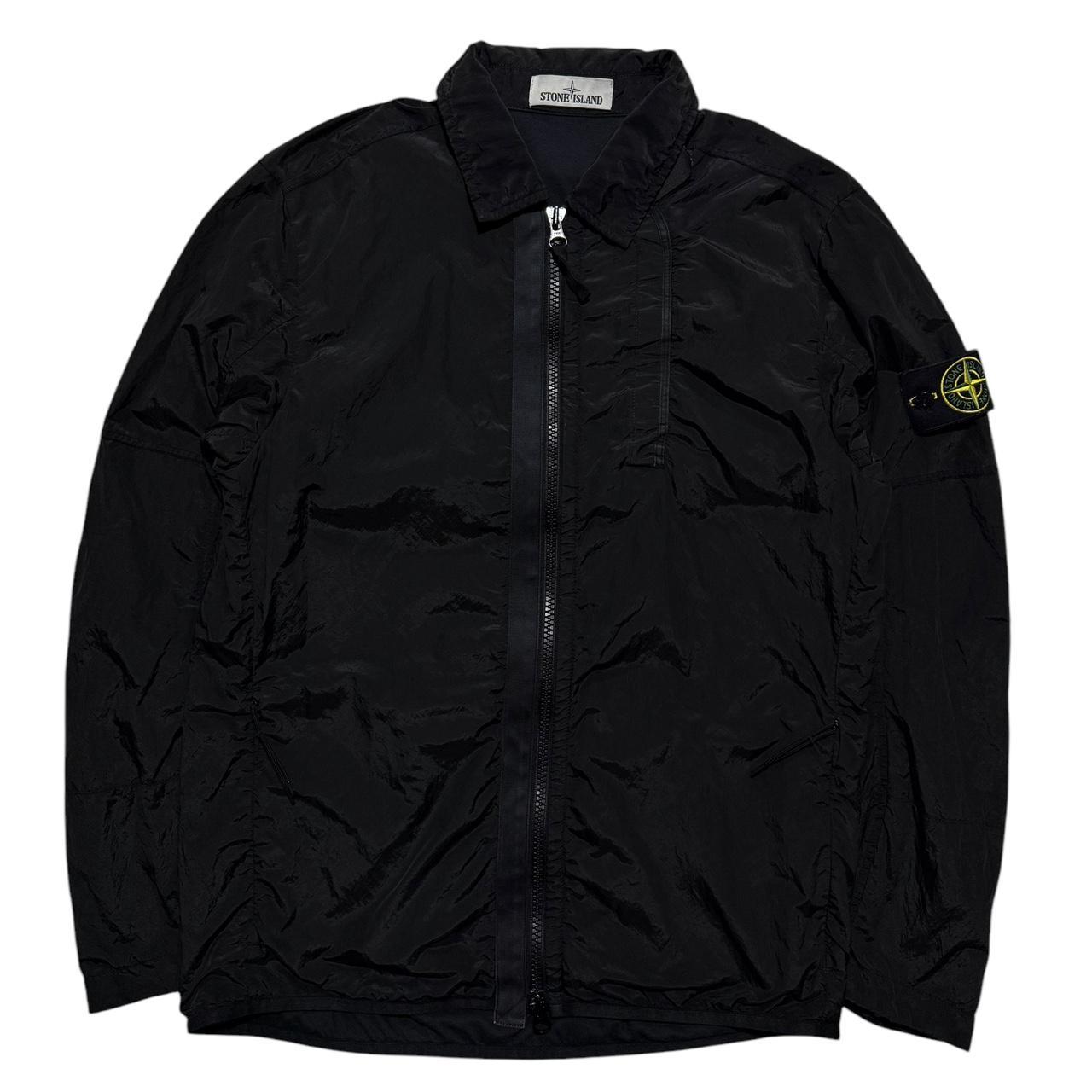 Stone Island Nylon Metal Black Overshirt