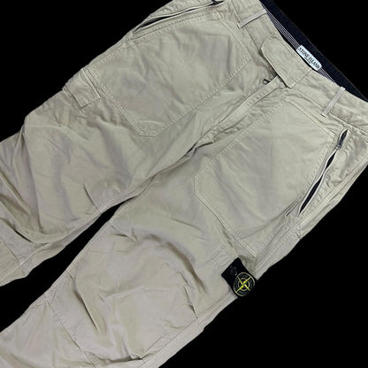 Stone Island Velcro Strap Frontal Cargo Trousers from S/S 2010