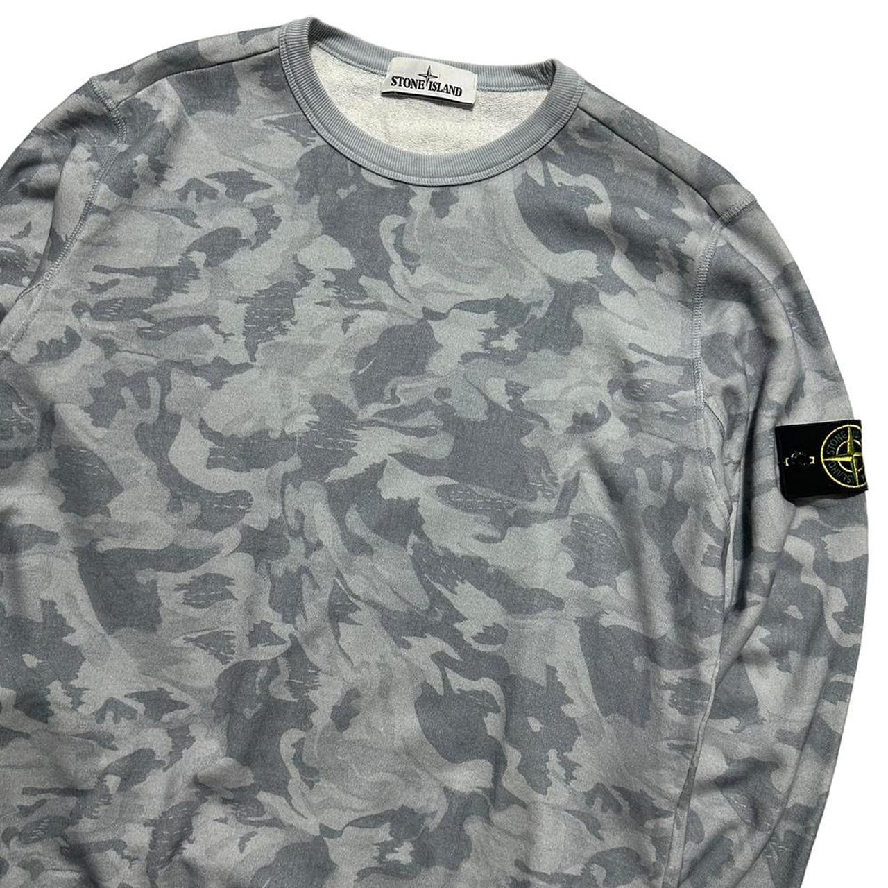 Stone Island Camo Pullover Crewneck