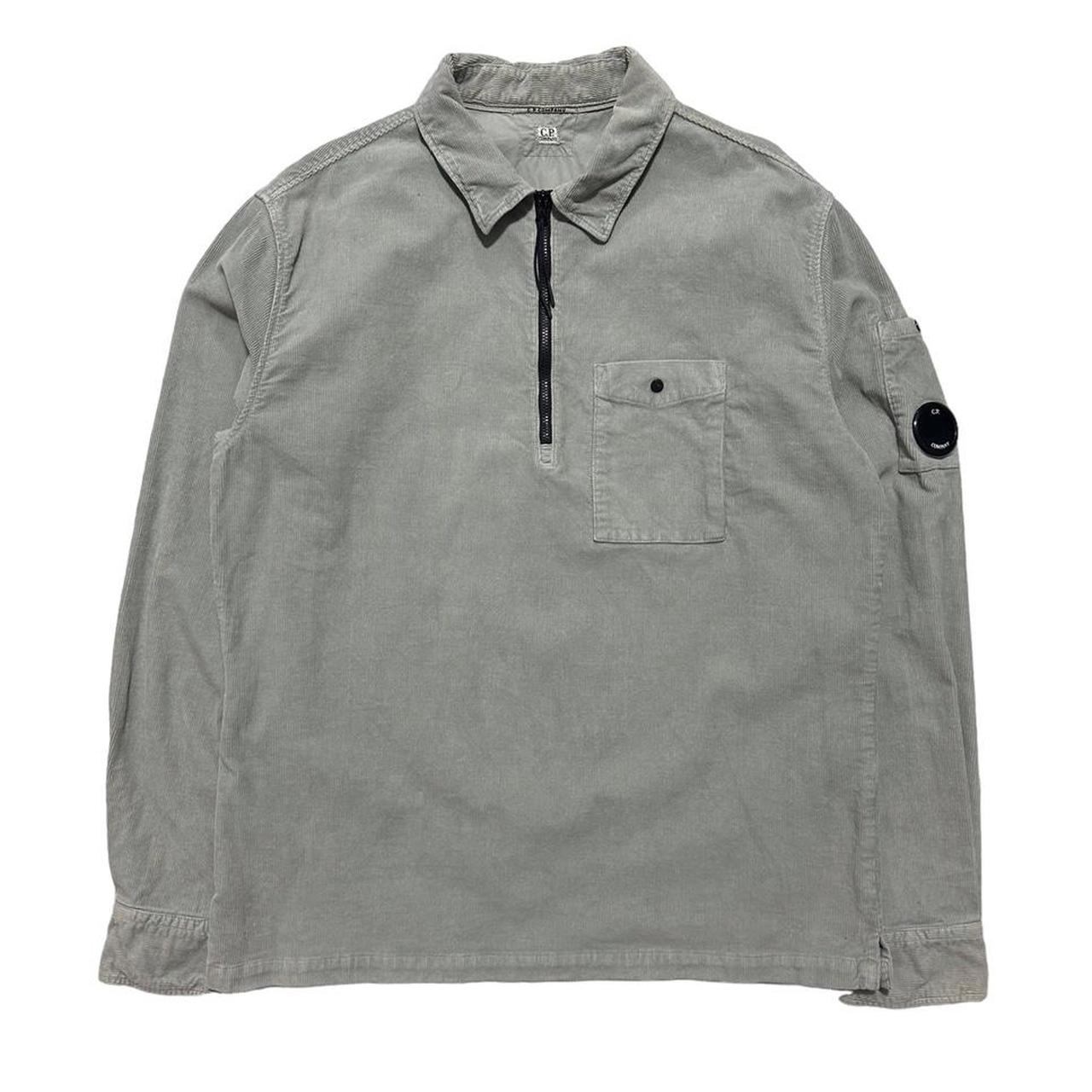 CP Company Corduroy Zip Down Pullover