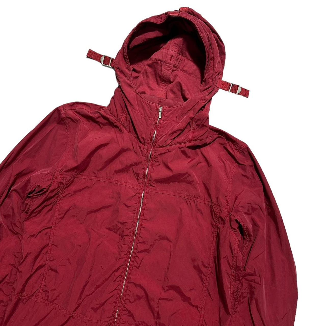 CP Company Red Nylon Watchviewer Jacket