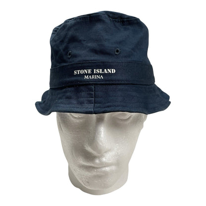 Stone Island Marina Bucket, Size Large | O/S, Navy
