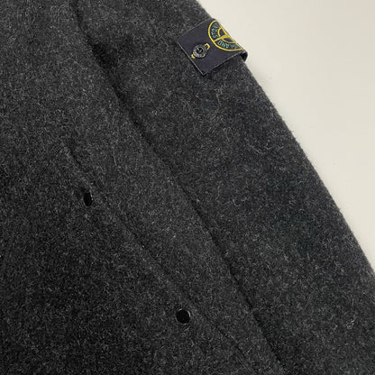 Vintage Stone Island Wool Jacket, Size Large | O/S, Grey