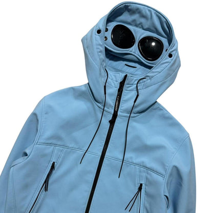 CP Company Baby Blue Soft Shell Goggle Jacket