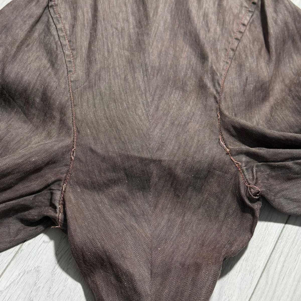 CP Company Lino Flax Jacket | Medium, Brown