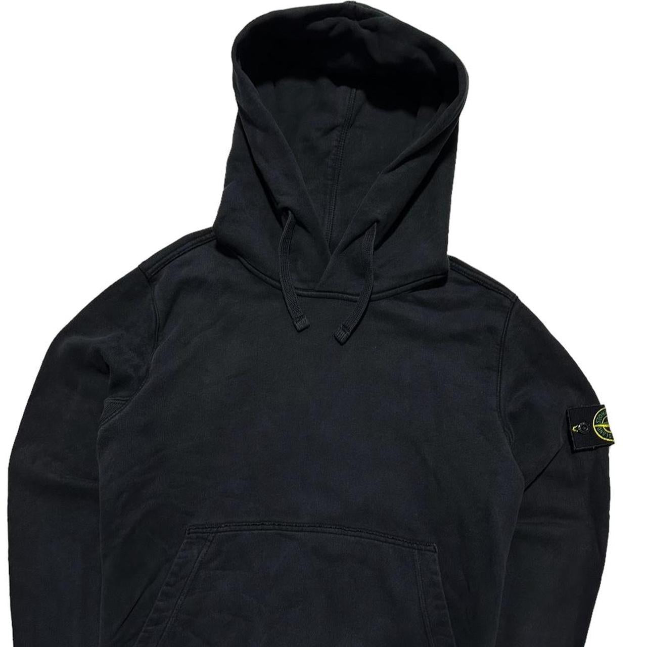 Stone Island Black Pullover Hoodie