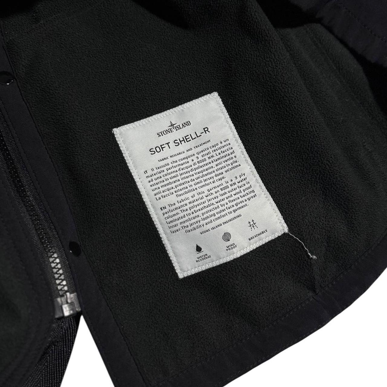 Stone Island Soft Shell Jacket | XXL, Black