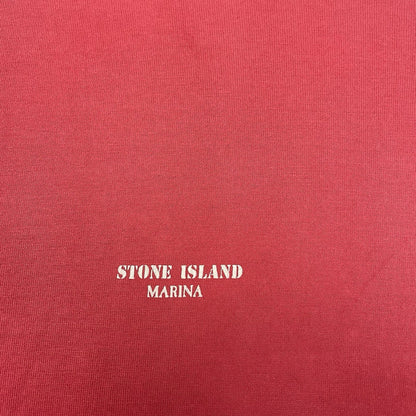 Vintage Stone Island Marina T-Shirt, Size Medium | O/S, Red
