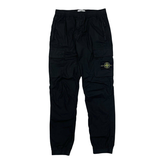 Stone Island Cargo Trousers, W30 | O/S, Black