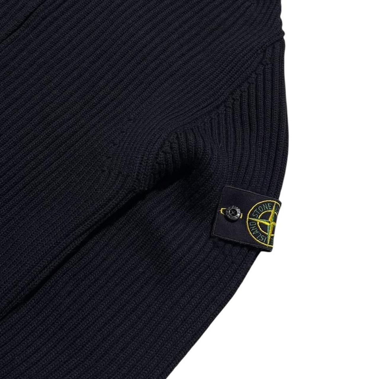 Stone island Ribbed Wool Full Zip