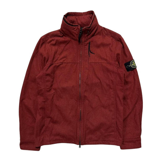 Stone Island Red Zip Jacket