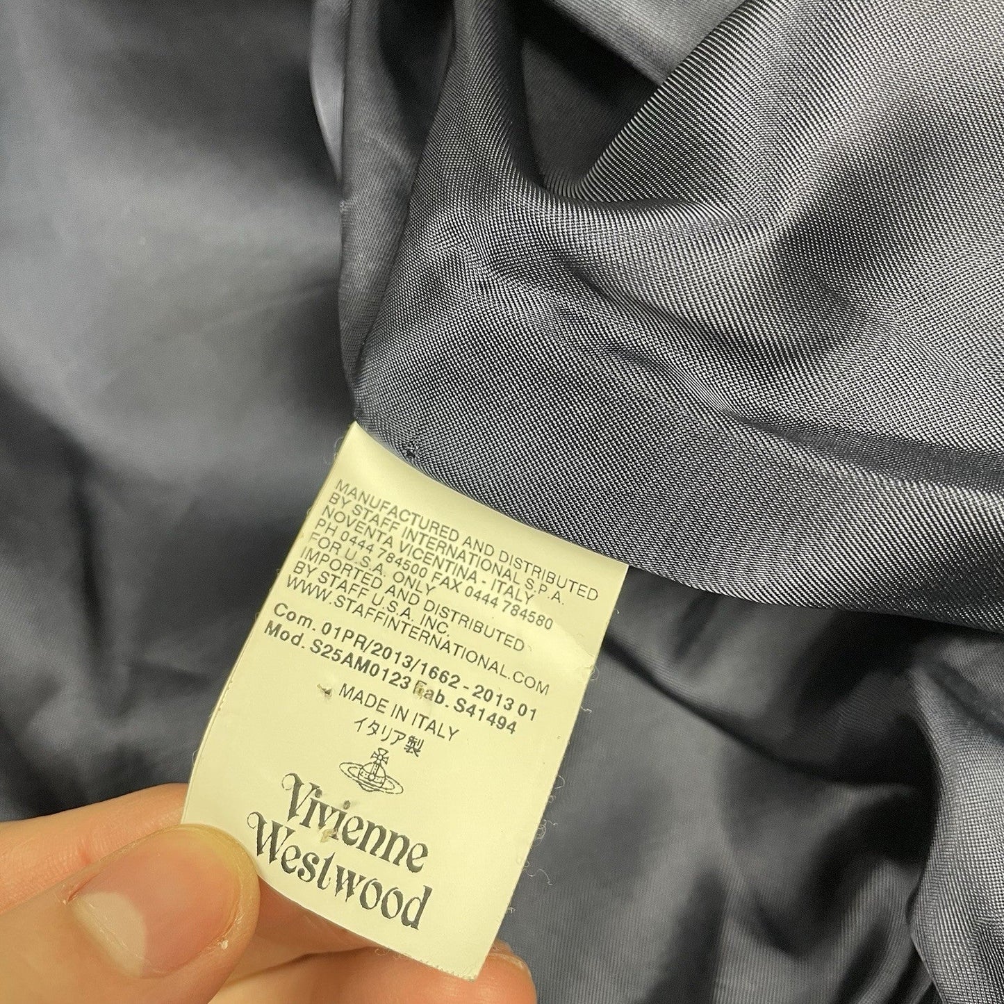 Vivienne Westwood Gingham Check Bomber Jacket, Size Medium | O/S, Multicoloured