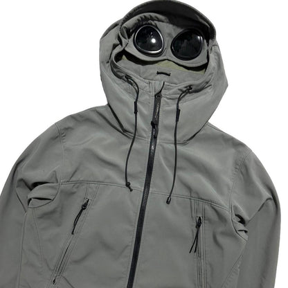 CP Company Grey Soft Shell Goggle Jacket