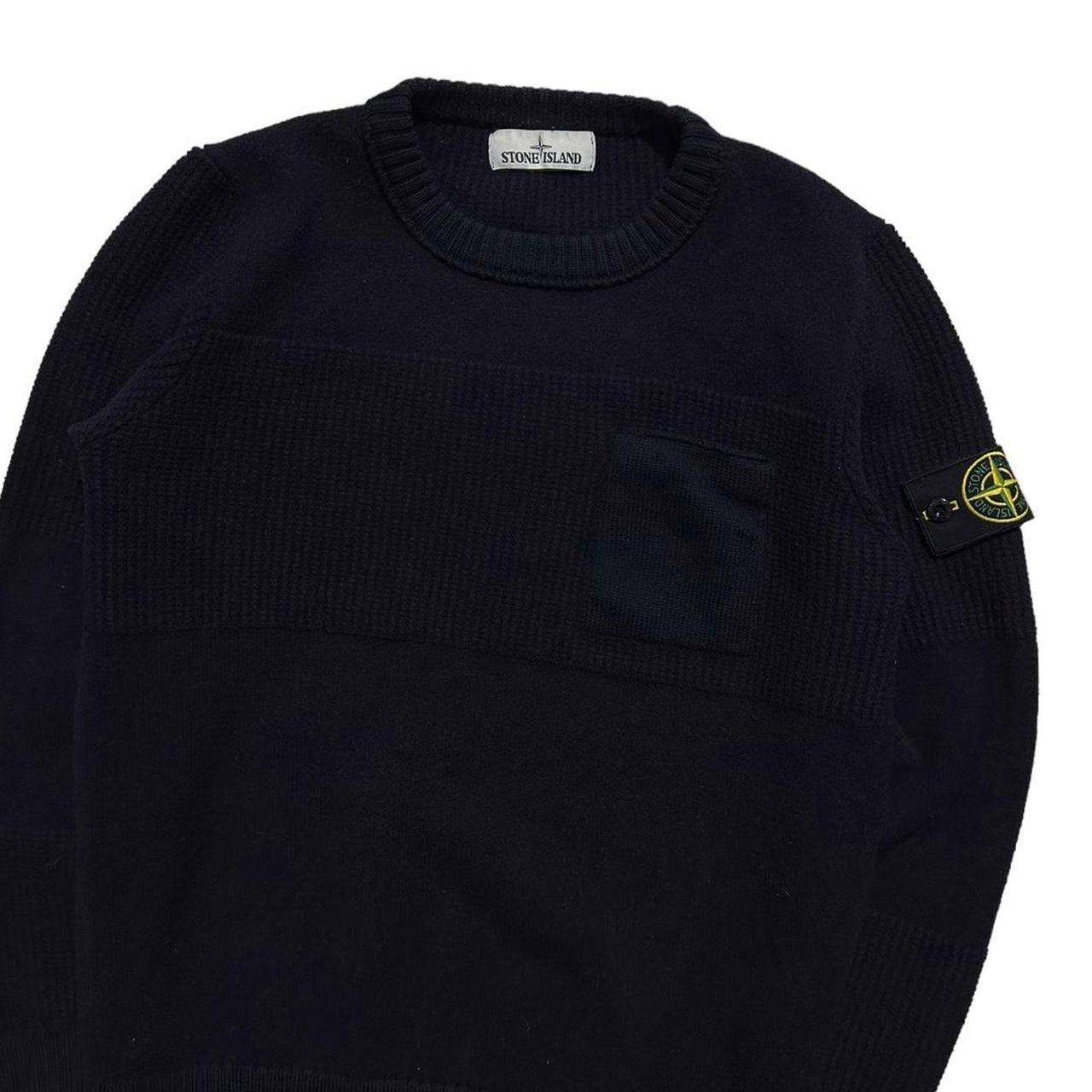 Stone Island Side Pocket Knit Pullover Jumper - Known Source