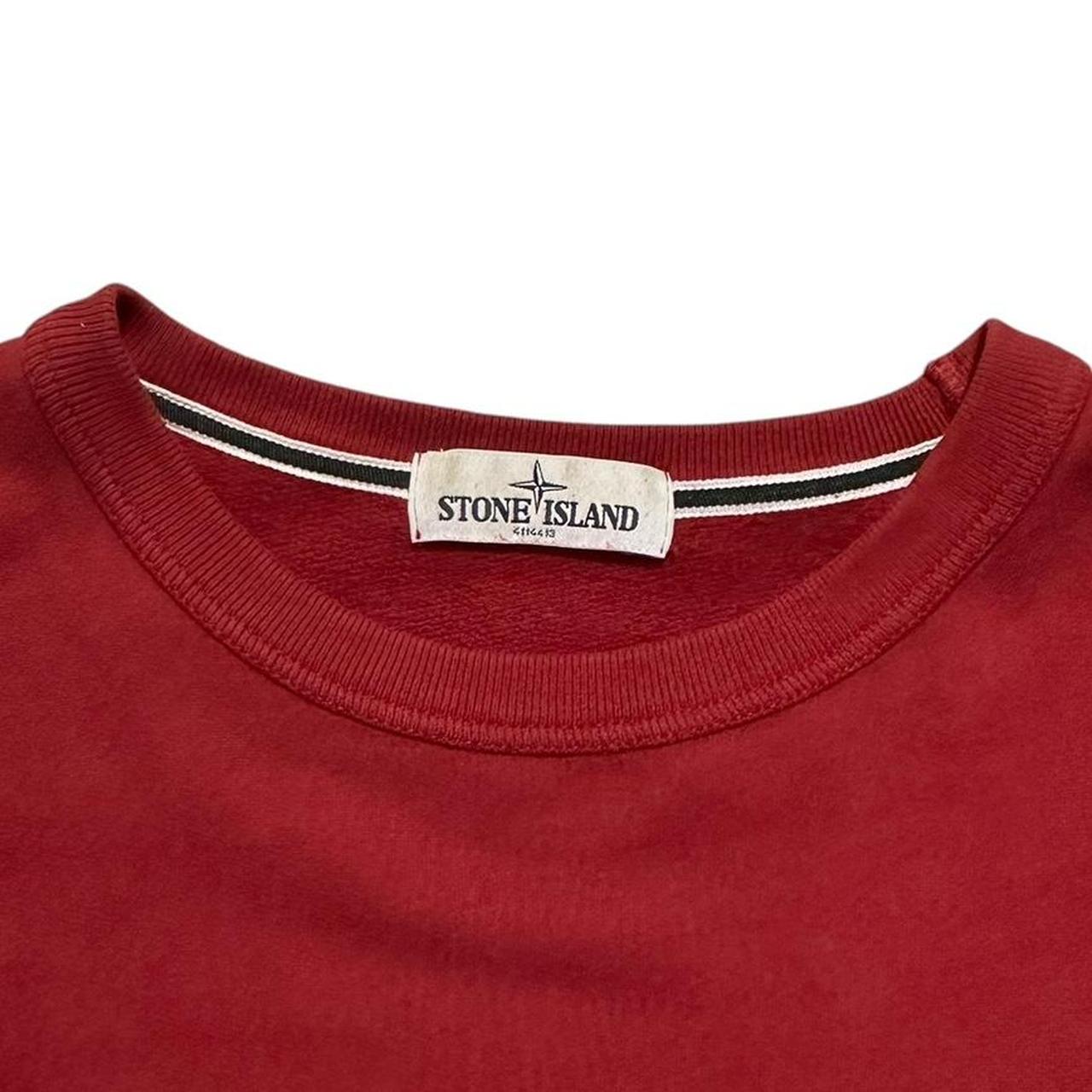 Stone Island Red Crewneck