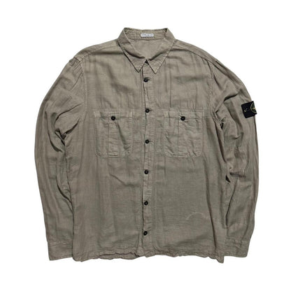 Stone Island Thin Cotton Shirt