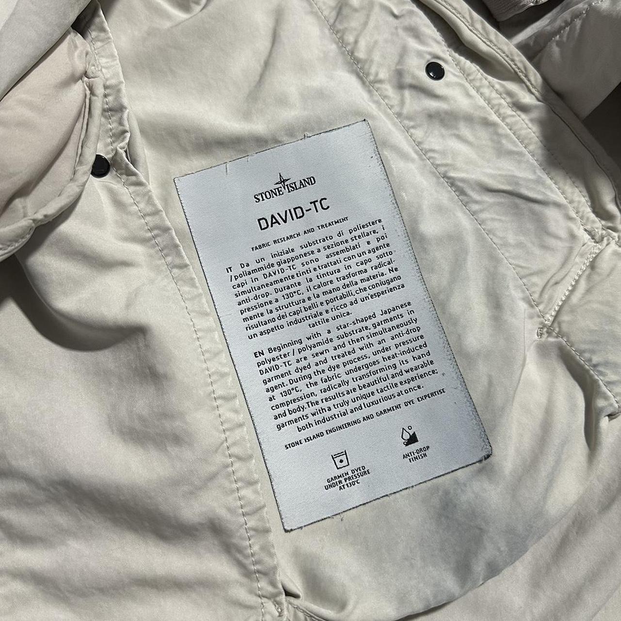 Stone Island David-TC Cream Trench Jacket