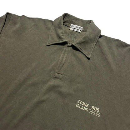 Stone Island Pullover Long Sleeved Polo Shirt from Spring/Summer 1995
