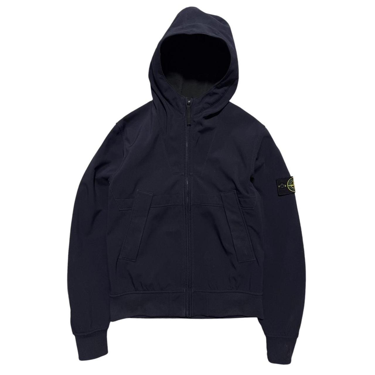 Stone Island Navy Soft Shell-R Jacket