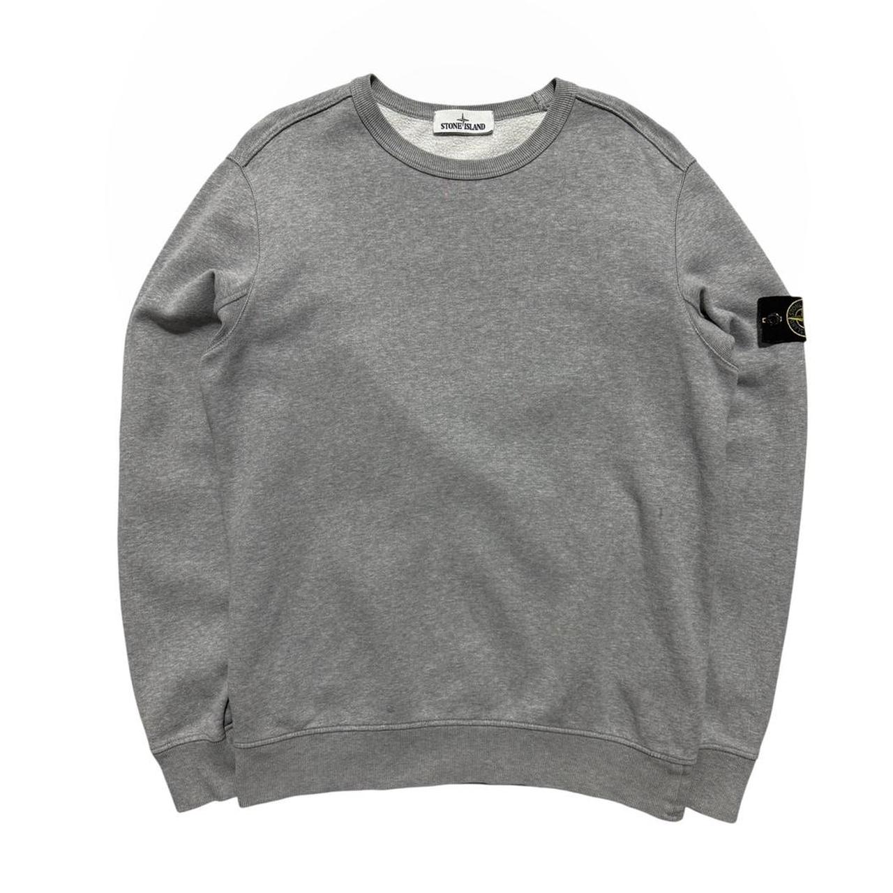 Stone Island Grey Pullover Crewneck