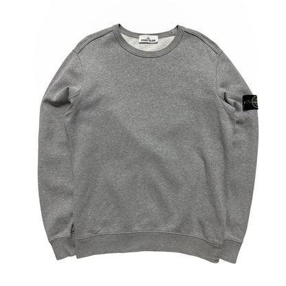 Stone Island Grey Pullover Crewneck