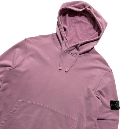 Stone Island Pink Pullover Hoodie
