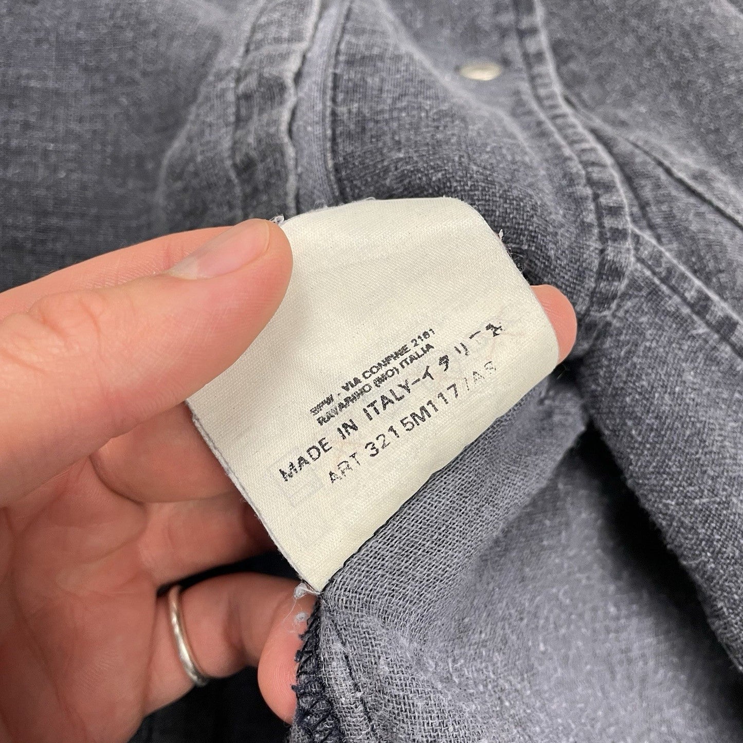 Vintage Stone Island Resin Spalmatura Overshirt, Size Large | O/S, Blue