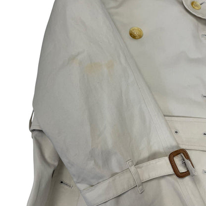 Burberry Nova Check Trench Coat, Size UK 8 Petite | O/S, Beige