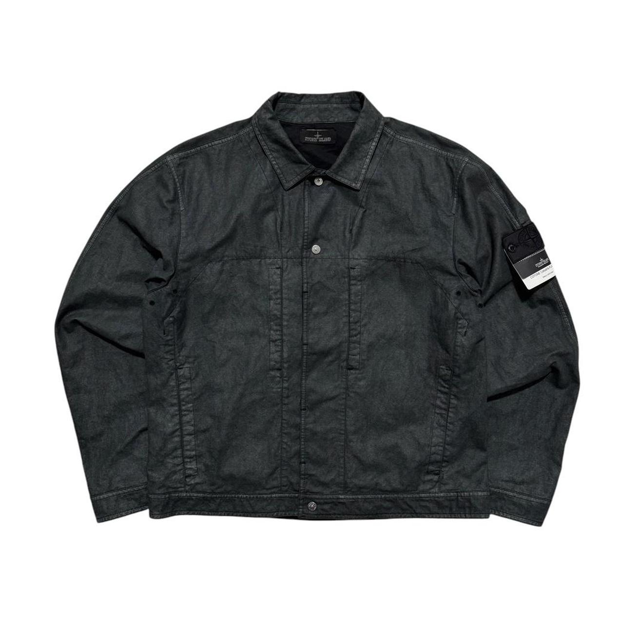 Stone Island Shadow Project Cotone Canapa Placcato Jacket | XL, Black