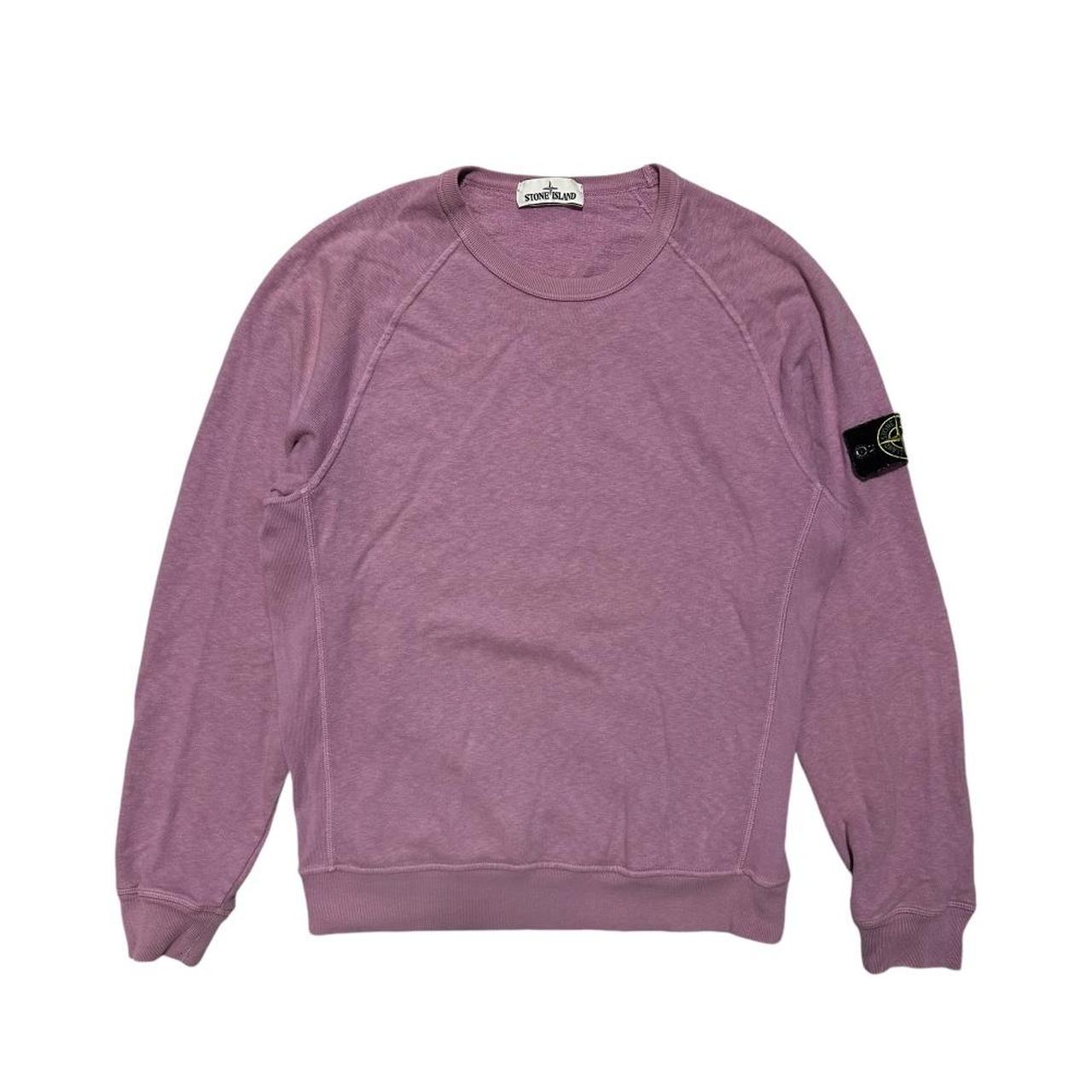 Stone Island Pink Crewneck