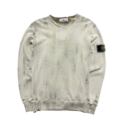 Stone Island Hand Corrosion Pullover Crewneck