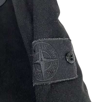 Stone Island Ghost Moleskin Sweatshirt, Size Small | O/S, Black