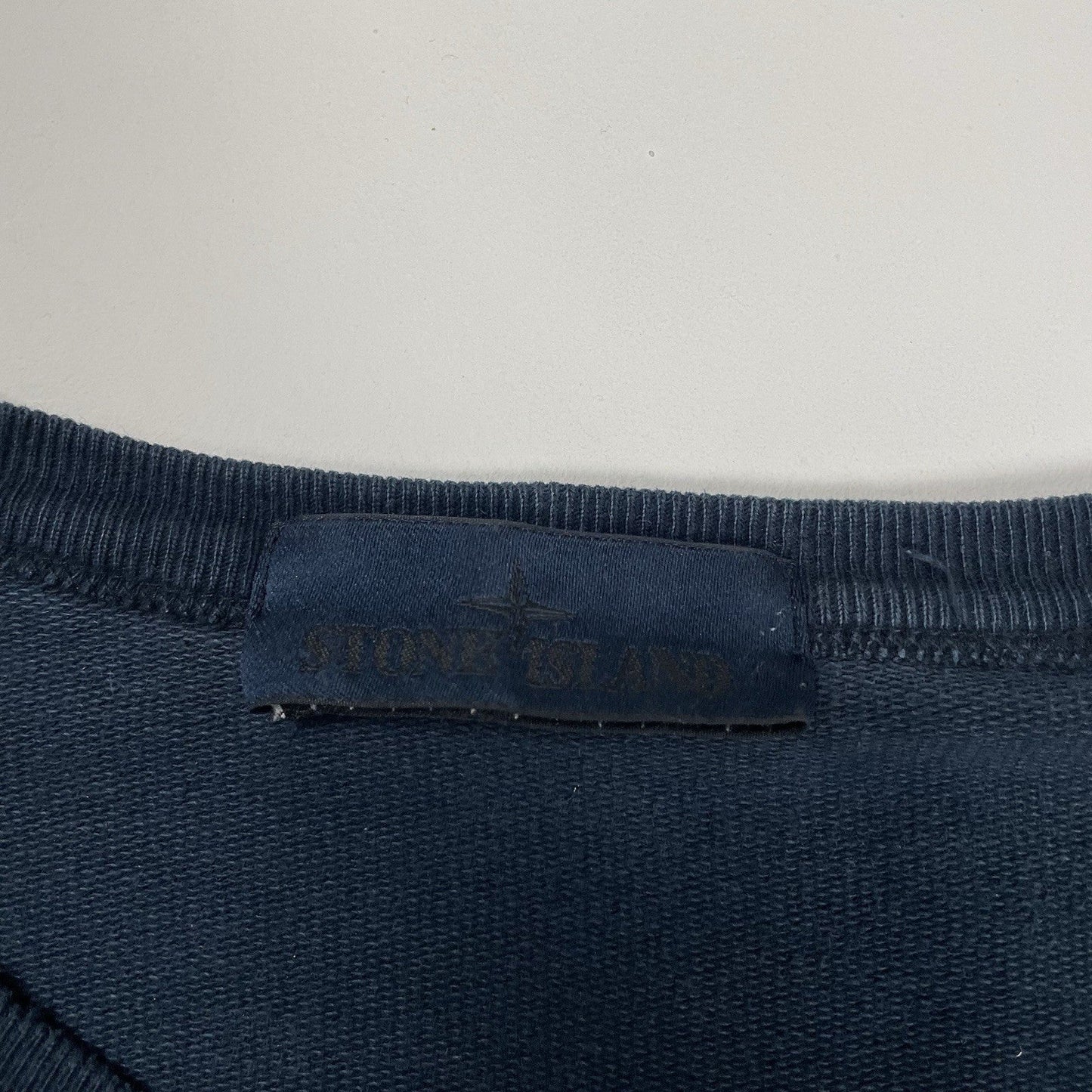 Stone Island Navy Ghost Pocket Sweatshirt, Size 3XL | O/S, Blue