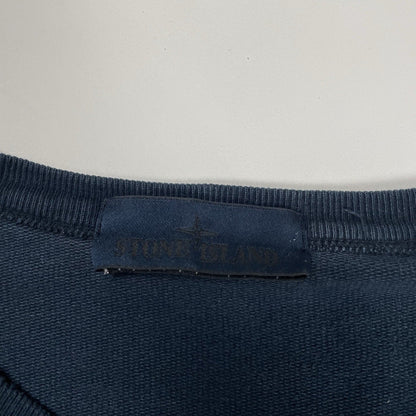 Stone Island Navy Ghost Pocket Sweatshirt, Size 3XL | O/S, Blue