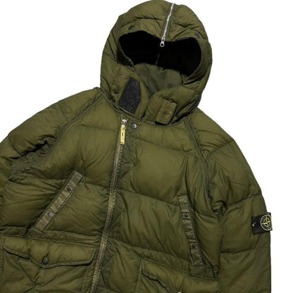 Stone Island Opaque Mesh Down Jacket - Known Source