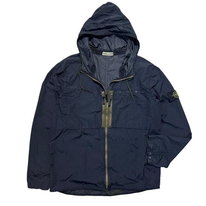 Stone Island Navy Nylon Jacket