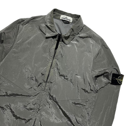 Stone Island Grey Nylon Metal Overshirt