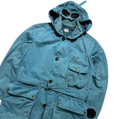 CP Company Belt Mille Miglia Goggle Jacket | Large, Sky Blue