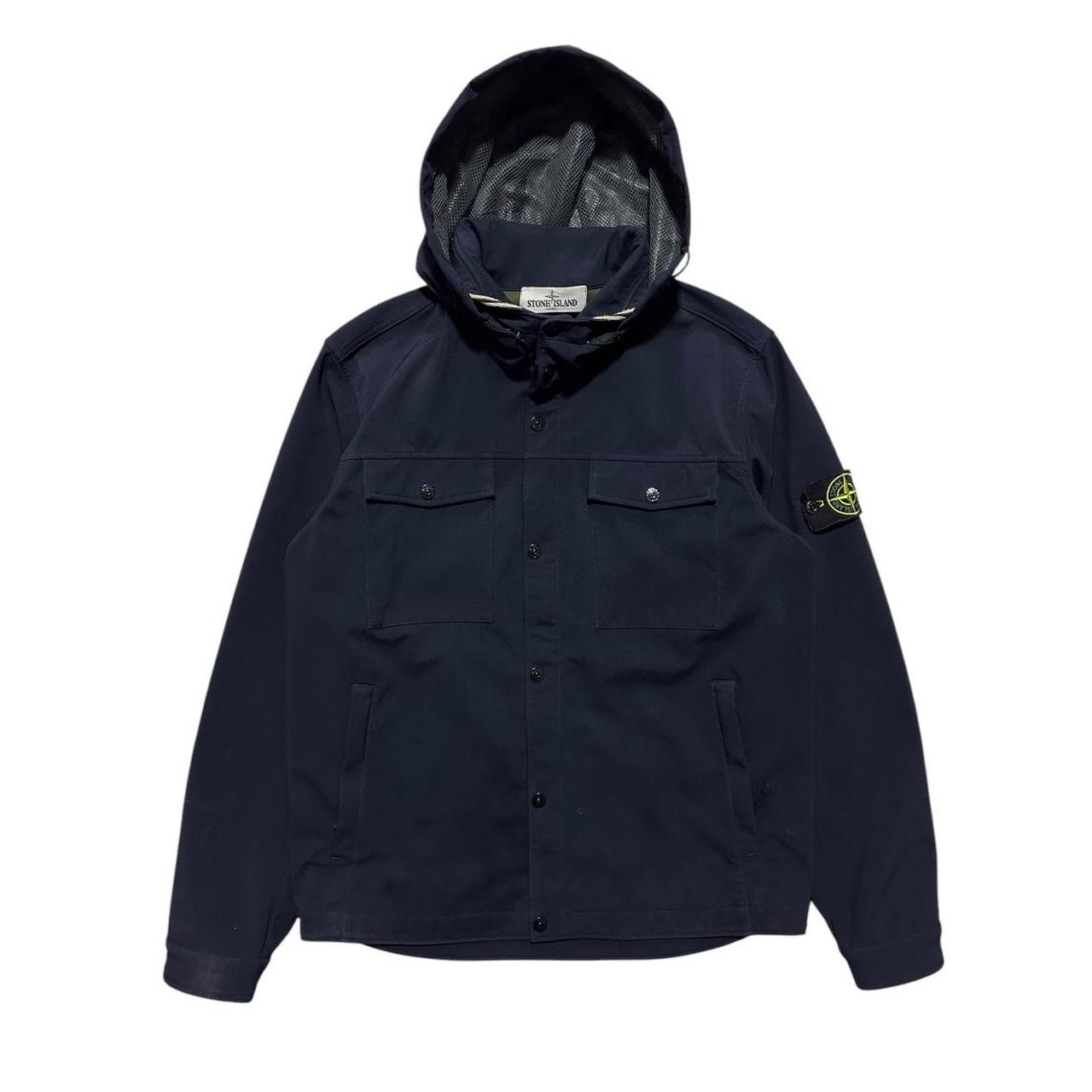 Stone Island Navy Soft Shell Jacket