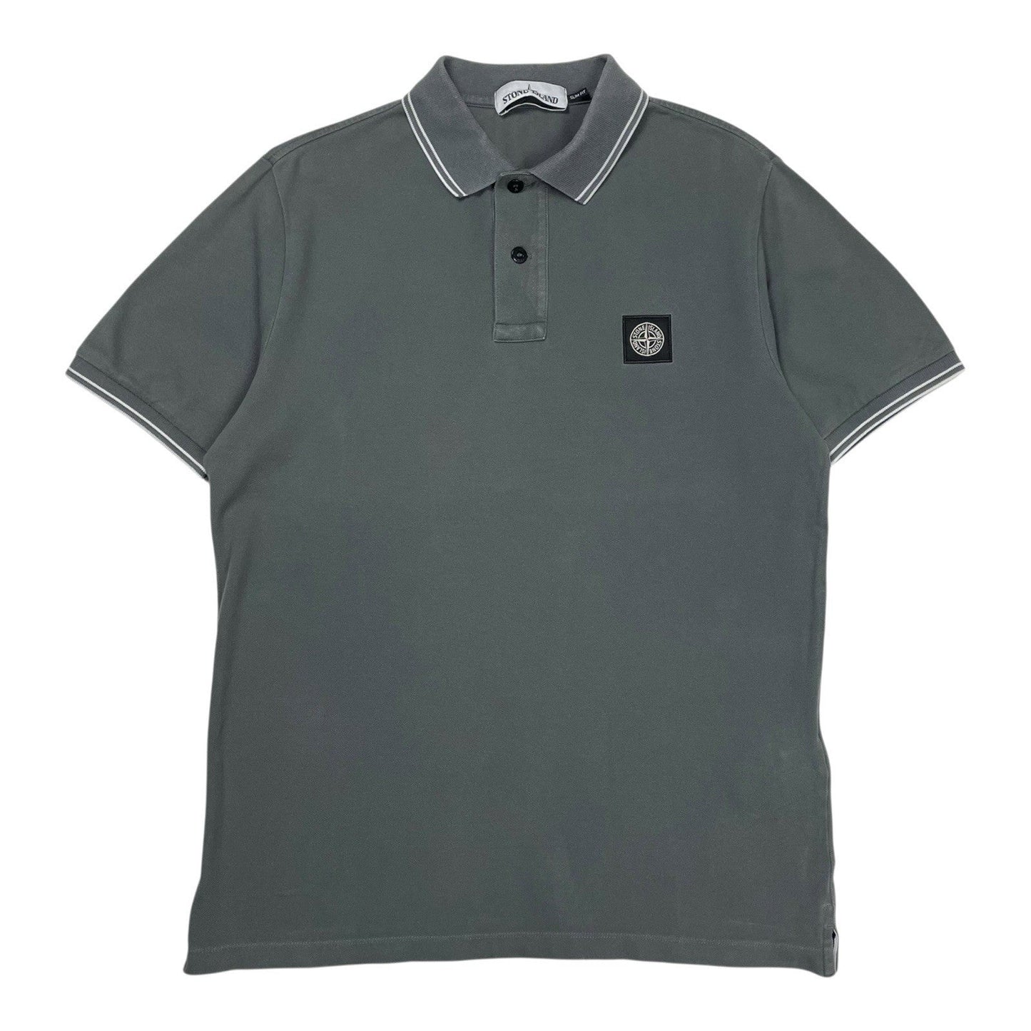 Stone Island Polo Shirt, Size Medium | O/S, Grey