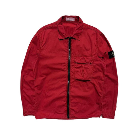 Stone Island Red Overshirt