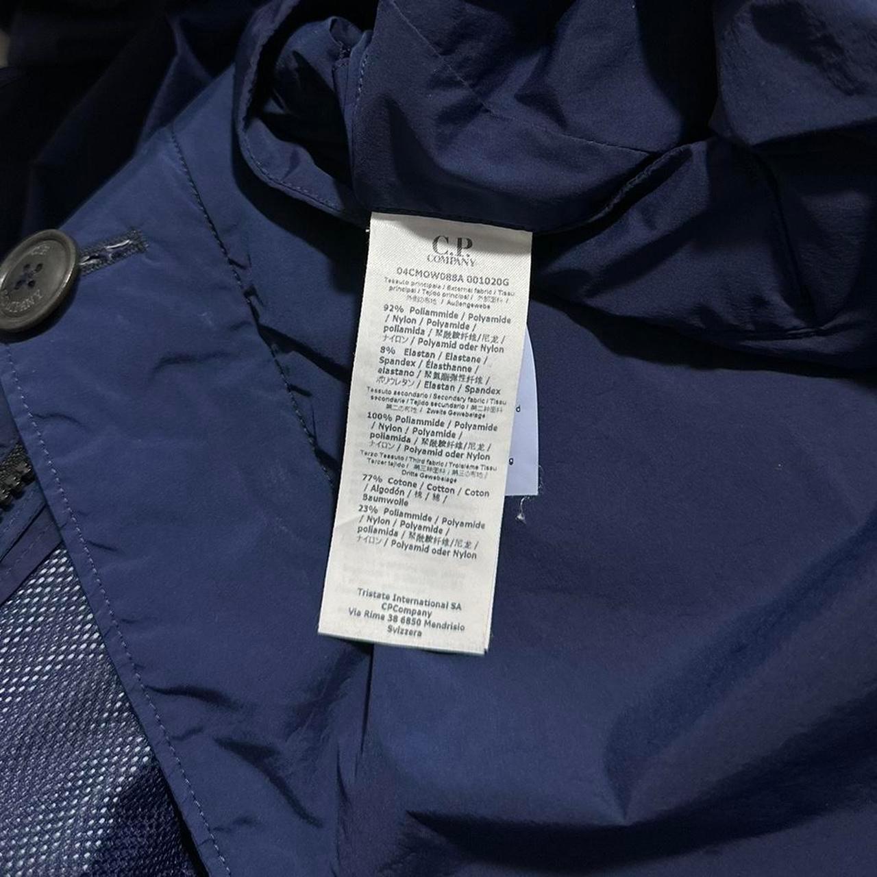 CP Company Blue Nycra Trench Jacket - Known Source